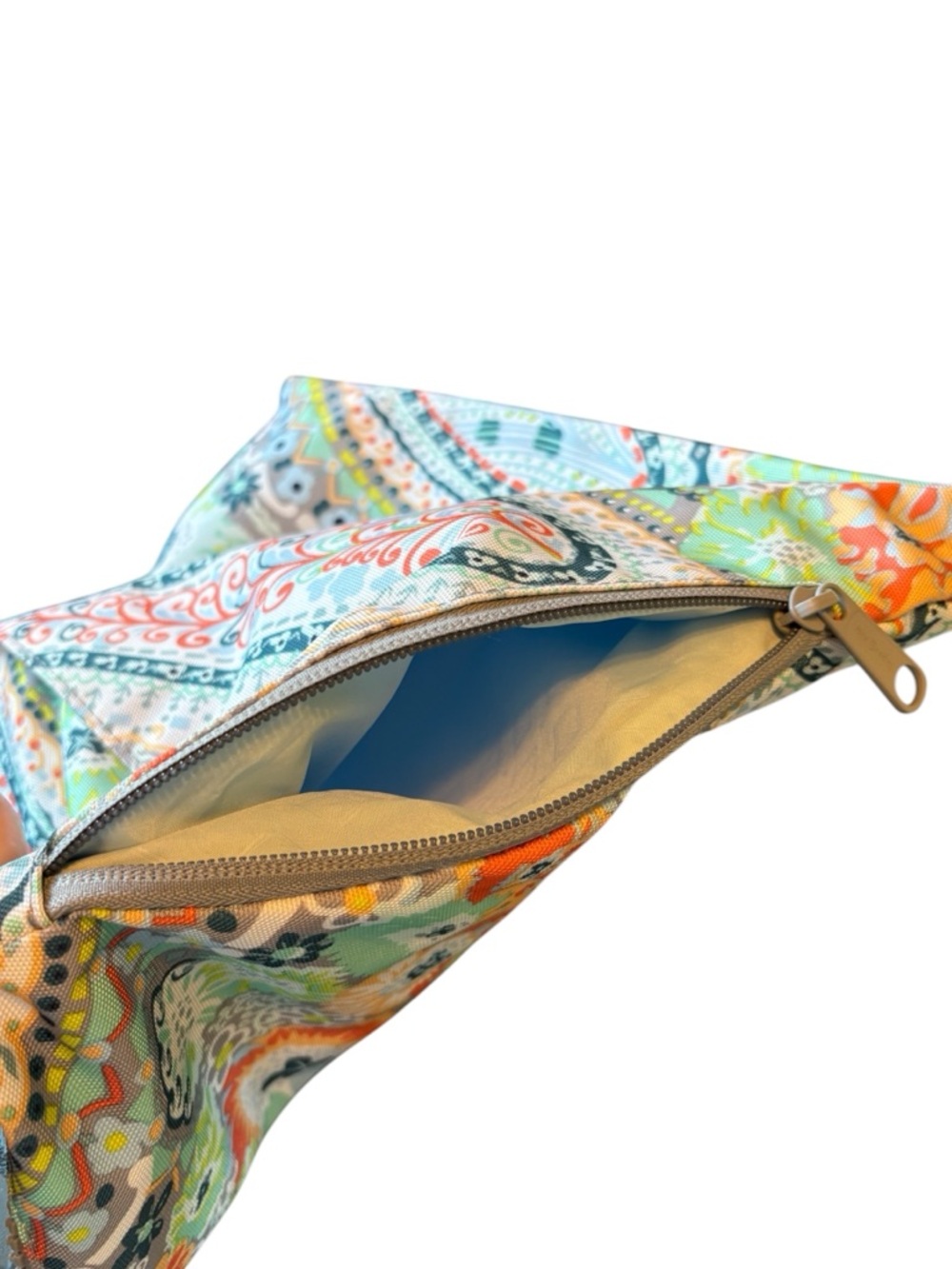 Vera Bradley Recycled Lighten Up Paisley Crossbody • Lightweight Travel Bag - Picture 8 of 11